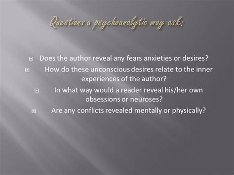  Psychosocial Interpretations: Unconscious Desires and Anxieties Revealed 