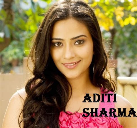 Aditi Sharma Personal Details