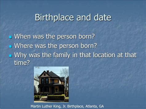 Age, Birthplace, and Family