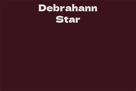 Analyzing Debrahann Star's Figure and Fitness