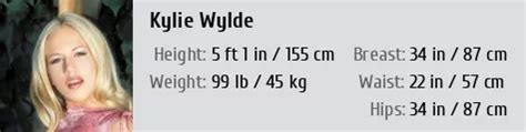 Analyzing Kylie Wylde's Figure and Body Measurements