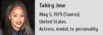 Analyzing Tahiry Jose's Height and Body Measurements