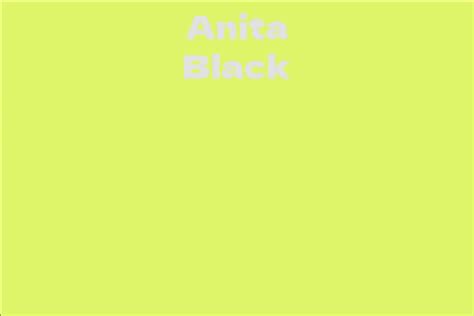 Anita Black's Net Worth Revealed