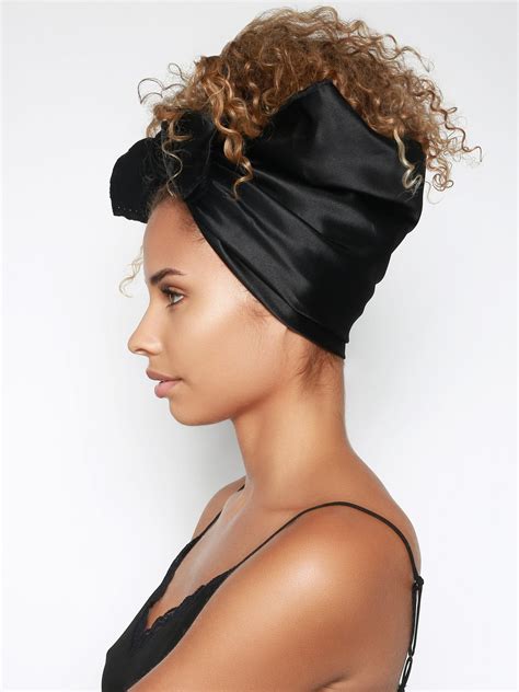 Black Head Scarf Hairstyles: Adding Drama to Your Hair