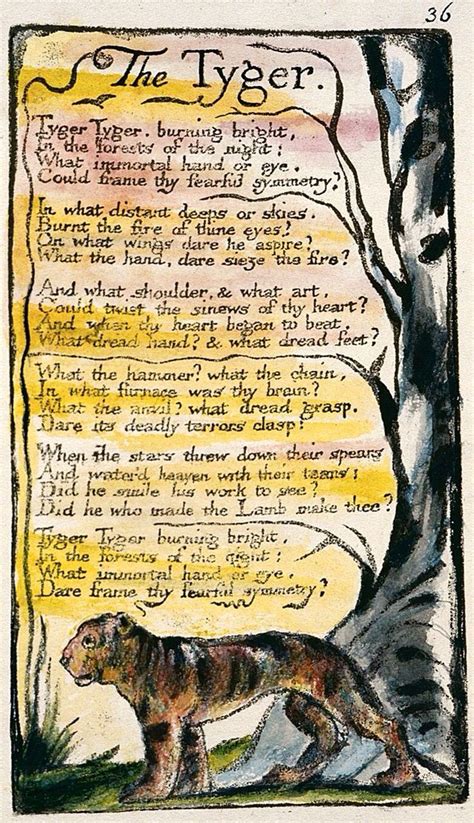 Blake's unique style of poetry and art