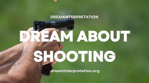 Breaking Down the Shot: Analyzing Different Contexts of Dream Gunshots