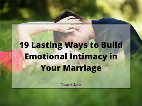 Building Emotional Connections: Fostering Intimacy in Relationships