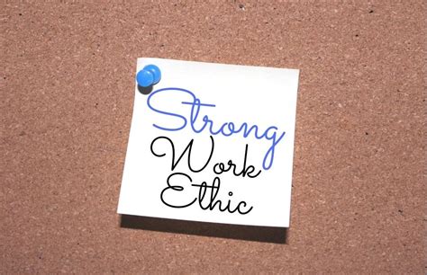 Building a Strong Work Ethic and Sustaining Discipline