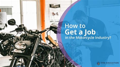 Career in the Motorcycle Industry