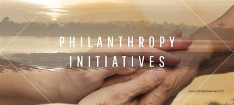 Charitable and Philanthropic Initiatives