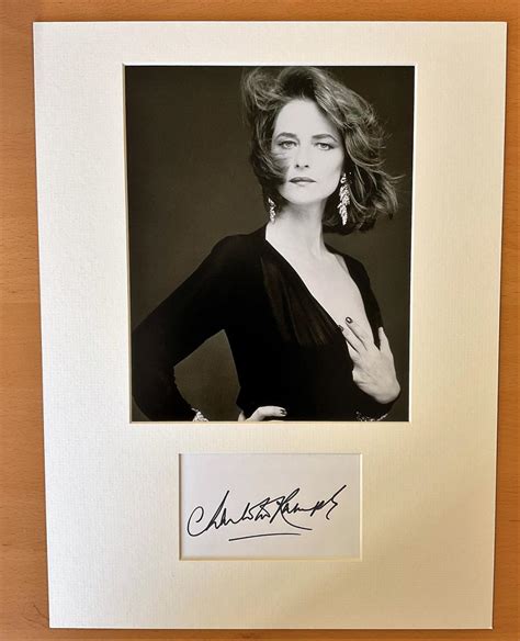 Charlotte Rampling's Signature Style