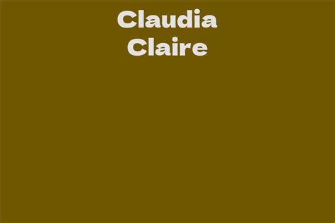 Claudia Claire's Net Worth: How Much is She Really Worth?