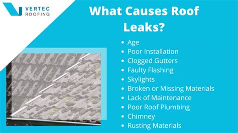 Common Causes of Roof Leaks