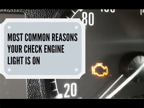 Common Culprits: Potential Reasons for the Check Engine Light to Illuminate