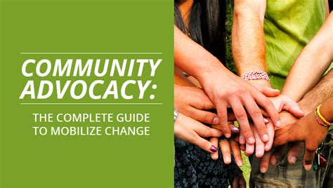 Community Involvement and Advocacy Work