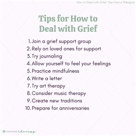 Coping Strategies for Managing Grief Without Tears