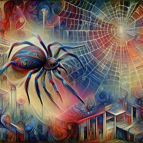 Cracking the Enigma: Deciphering the intricate symbolism of arachnids in the realm of dreams