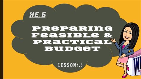 Create a Feasible Budget