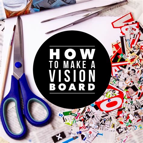 Creating a Vision Board to Envision Your Aspirations