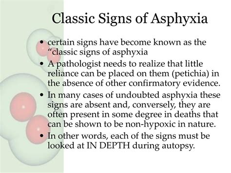 Deciphering the Significance of Asphyxiation