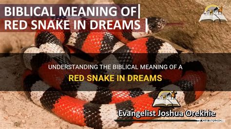 Deciphering the Symbolism of a Crimson Serpent in Dreams