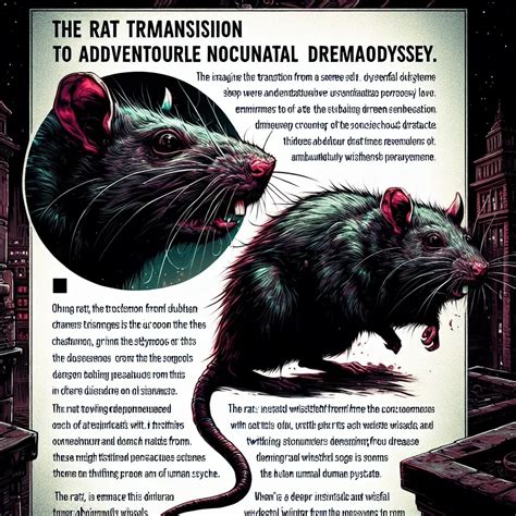 Decoding the Cryptic Significance of Rodents in the Realm of Dream Analysis