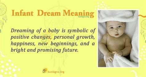 Decoding the Symbolic Representation in Dreams of an Impaired Infant