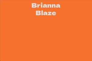 Discover Brianna Blaze's body statistics