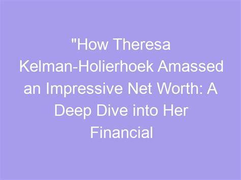 Diving Into Joi Hollie's Financial Success