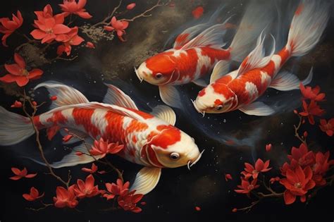 Diving into the Enchanting World of Miniature Koi: A Hypnotic Subaquatic Realm