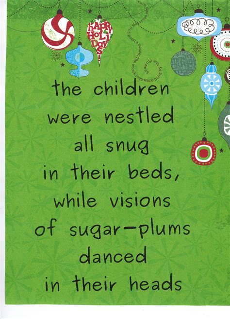 Diving into the Magical Poem of Sugar Plum Dreams
