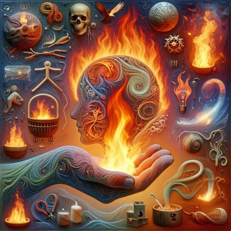 Dreams: Deciphering Subconscious Longings through Fiery Imagery