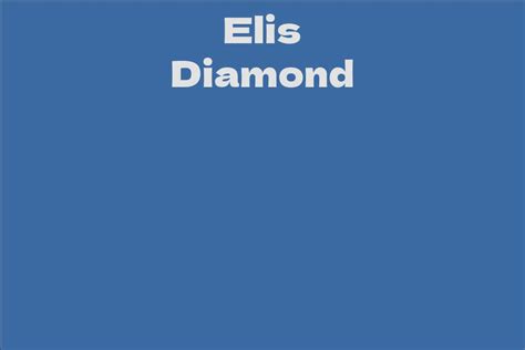 Elis Diamond's Net Worth Revealed