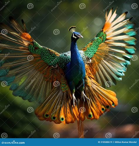 Embracing Limitless Possibilities: The Majestic Flying Peacock as a Symbol of Imagination