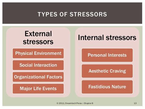 Examining external factors and sources of stress