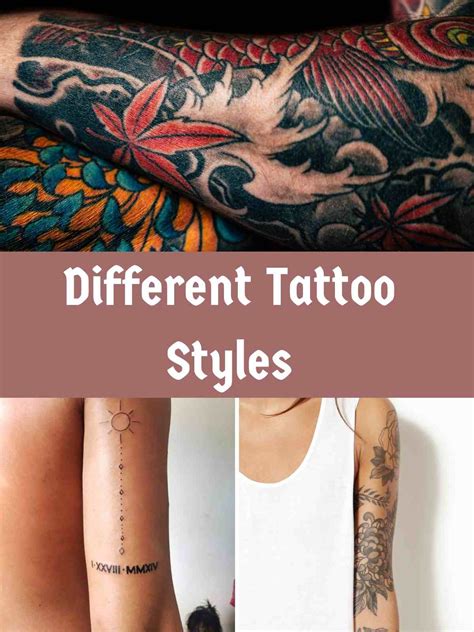 Explore the Fascinating World of Different Tattoo Styles