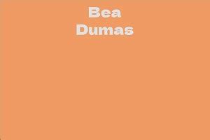 Exploring Bea Dumas' Financial Worth - Her Achievements in the Industry