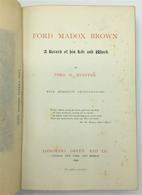 Exploring Ford Madox Ford's Early Life