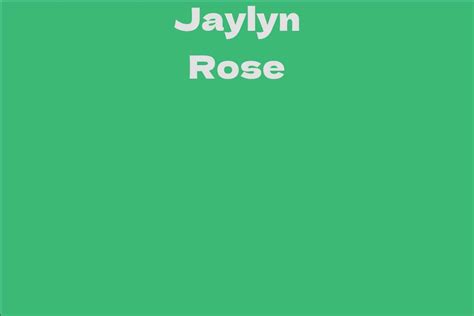 Exploring Jaylyn Rose's Financial Status