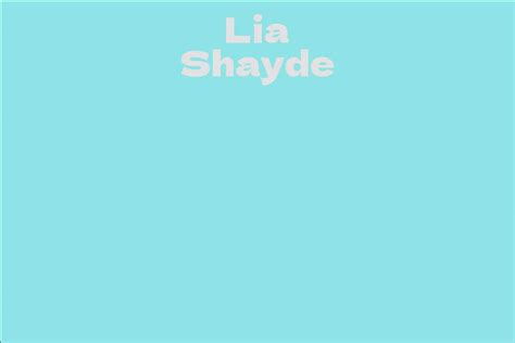 Exploring Lia Shayde's Distinctive Characteristic Traits