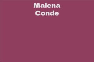 Exploring Malena Conde