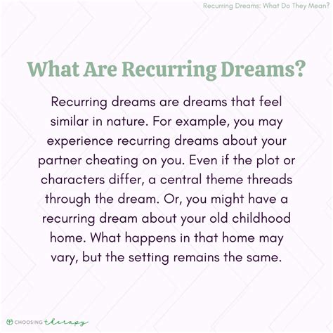 Exploring Recurring Dream Patterns: Analyzing Repetitive Experiences of Physical Impact