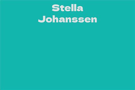 Exploring Stella Johanssen's Physique