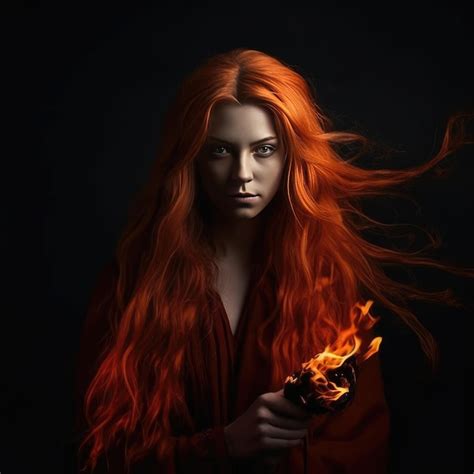 Exploring the Enchantment of Fiery Tresses