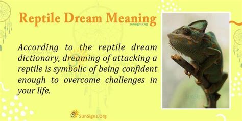 Exploring the Symbolism of Dreaming about a Wounded Reptile
