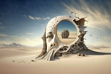 Exploring the Symbolism of Sand in Surrealist Art: Capturing the Essence of Time's Passage
