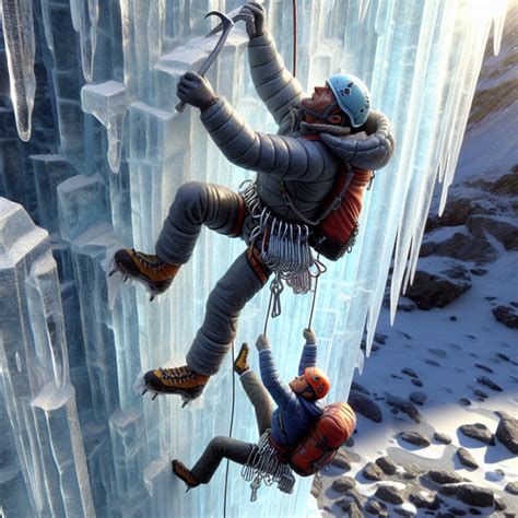 Extreme Thrill Seekers Unite: Conquering the Frozen Slopes with Snowmobiling and Ice Climbing