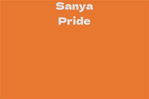 Figuring Out Sanya Pride