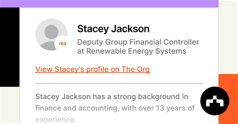 Financial Status of Stacey Jackson