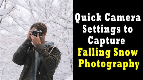 Freezing the Moment: Techniques for Capturing Falling Snow